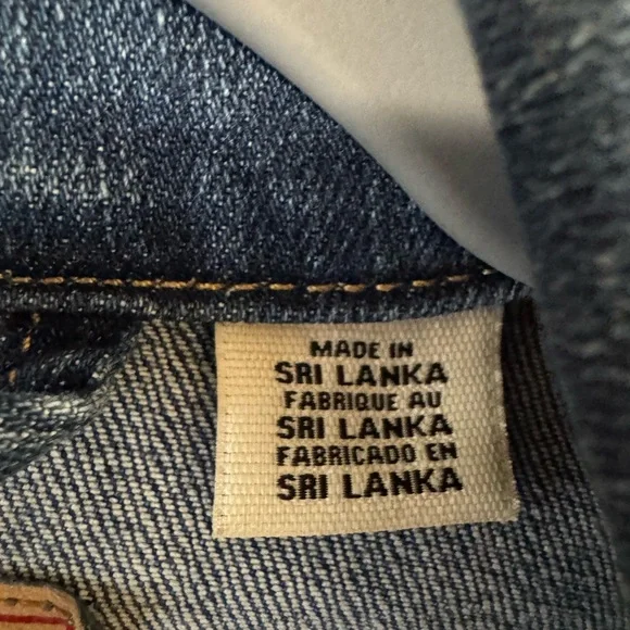 Levi's Deep Blue Denim Jacket - Picture 3 of 5